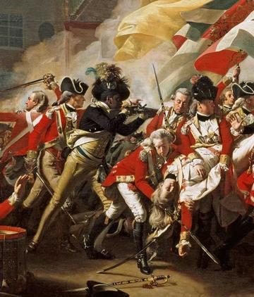 Figure 1 - Detail from John Singleton Copley, ‘The Death of Major Peirson, 6 January 1781’, (1783) Tate Gallery, London.