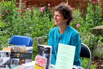 Liz Woolley at the Jericho Book Fair, 27 June 2021