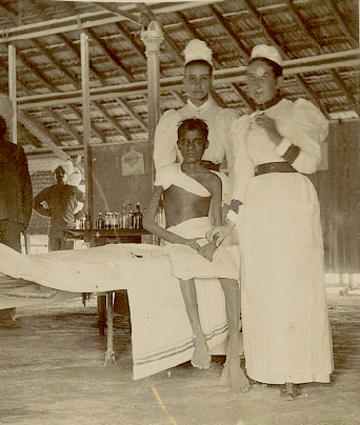 Arthur Road Hospital, the only case of Black Plague which recovered, 1896 Arthur Road Hospital, the only case of Black Plague which recovered, 1896