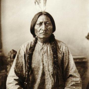 Native American leader Sitting Bull 1883 by D F Barry