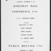 The India League propaganda campaign included public meetings such as the one advertised in this poster 